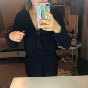 Adorable navy blue romper!!